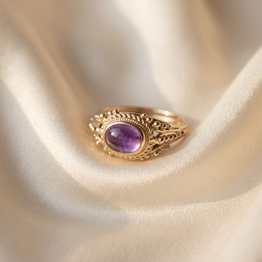 Amethyst Dress Ring