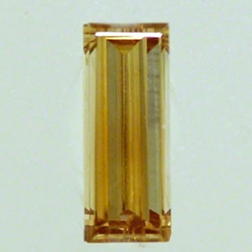Baguette cut diamond, 0.47ct champagne SI1 — Diamond Imports Australia. © Diamond Imports 2026