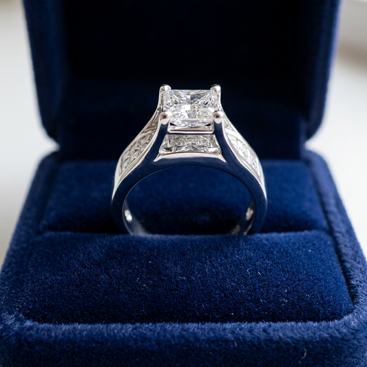 'Leyla' Diamond Engagement Ring - 1.66cts