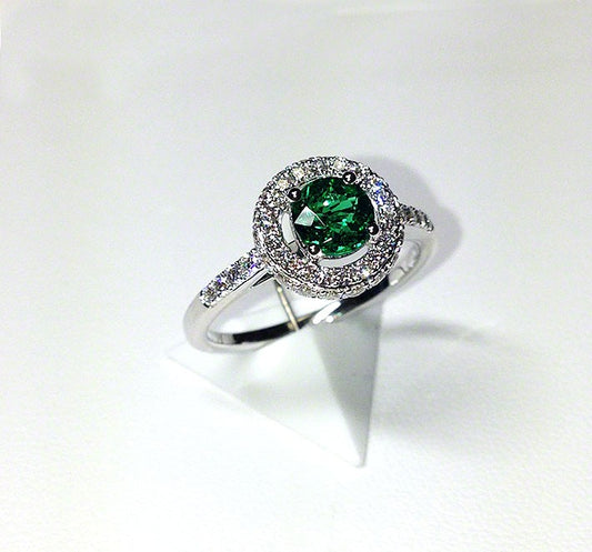 Emerald & Diamond Ring