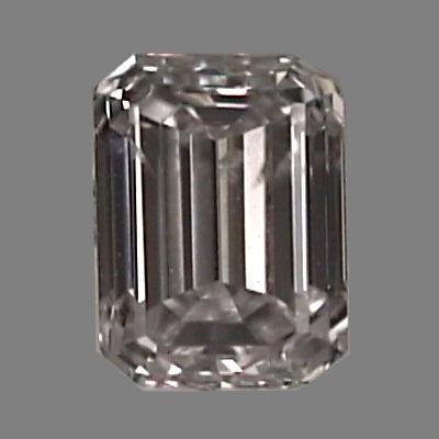 Emerald cut diamond