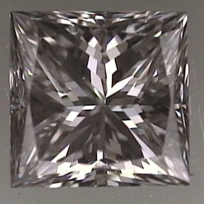 Princess cut diamond, 0.55ct F VVS2 — Diamond Imports Australia. © Diamond Imports 2026