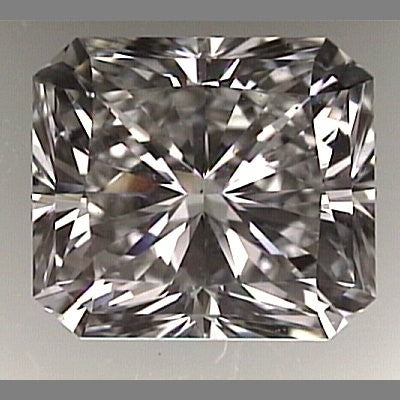Radiant cut diamond