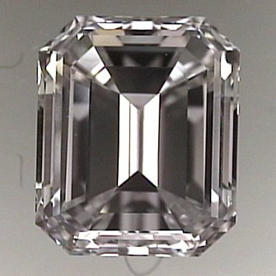 Emerald cut diamond