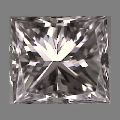 Princess cut diamond, 0.25ct E VVS2 — Diamond Imports Australia. © Diamond Imports 2026