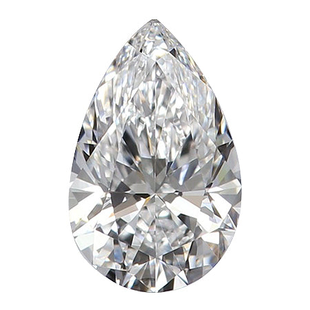 Pear Shape Diamond 0.71ct D VVS1