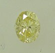 Oval Shape Diamond 0.44ct - Fancy Yellow VS2