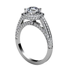 Halo Diamond Engagement Rings