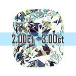 Cushion Cut Diamonds - 2.00ct - 3.00ct+