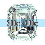 Emerald Cut Diamonds - 2.00ct - 3.00ct+