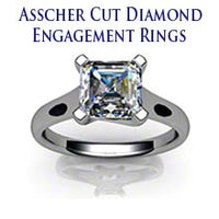 Asscher Cut Diamond Engagement Rings