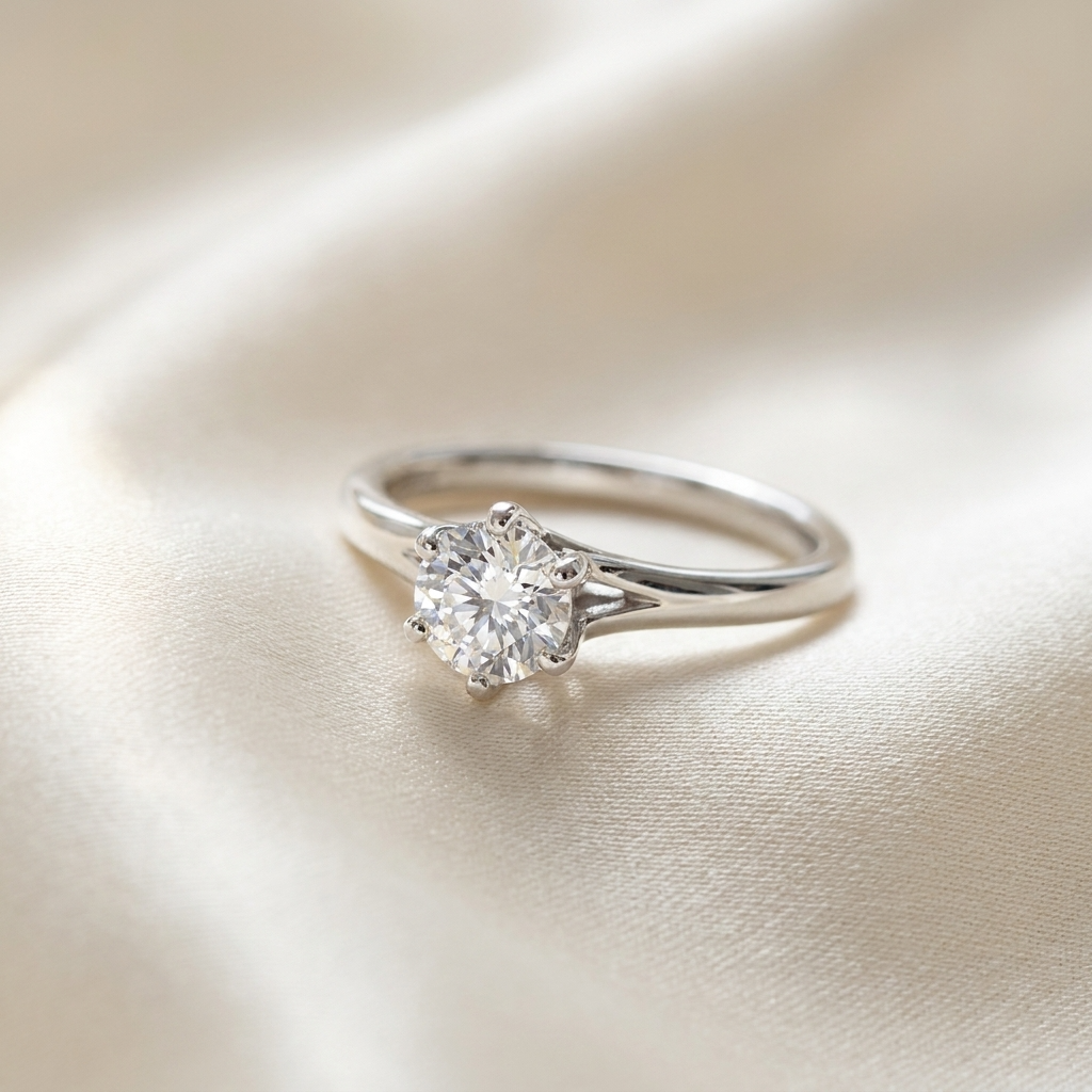 'Alana' Diamond Engagement Ring - 0.78ct - D VS1
