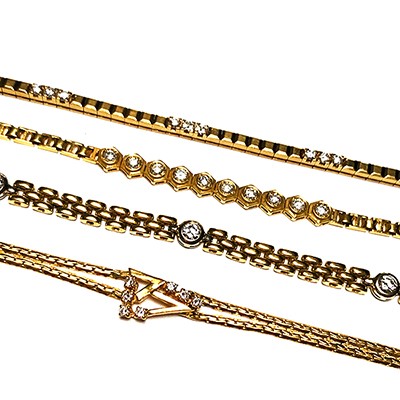 Diamond Bracelets Yellow Gold