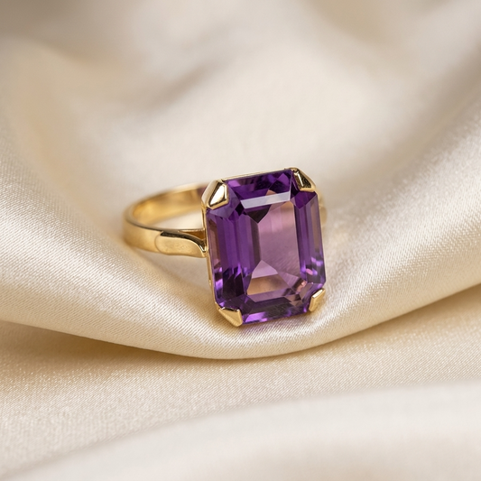 Amethyst Dress Ring