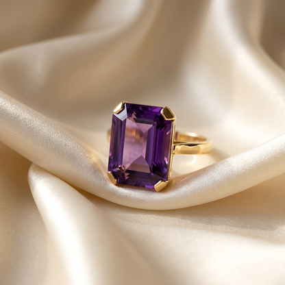 Amethyst Dress Ring
