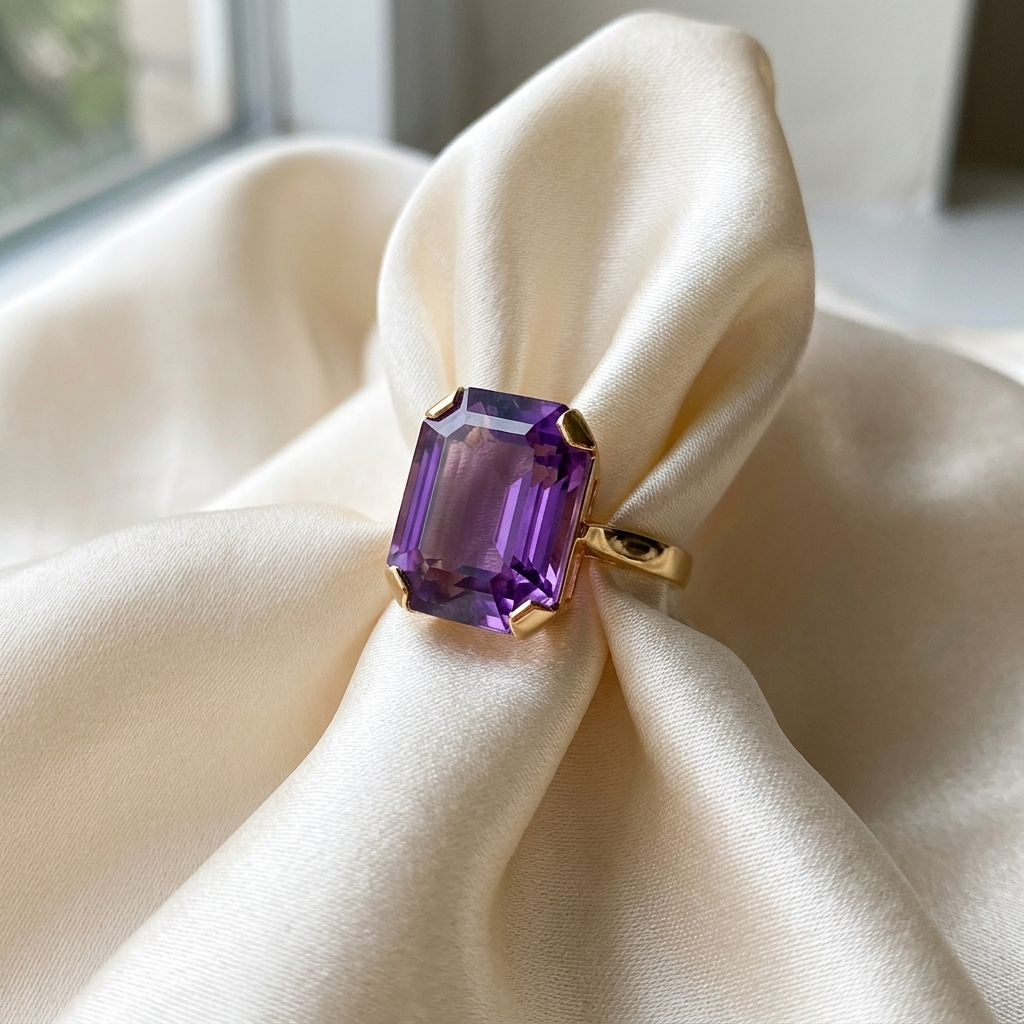 Amethyst Dress Ring