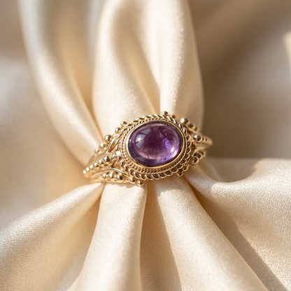 Amethyst Dress Ring