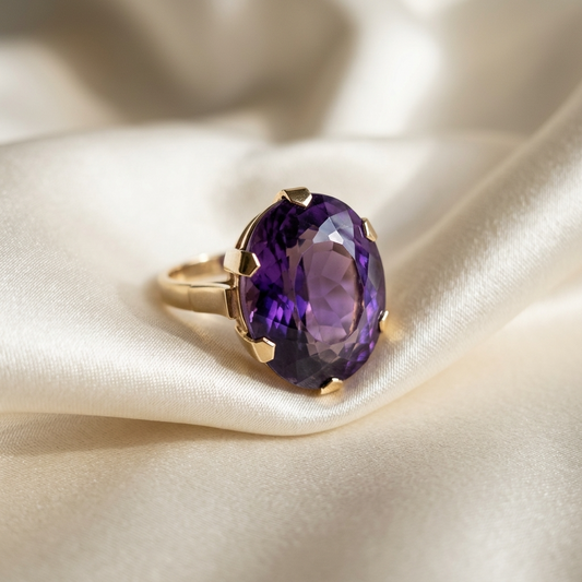 Amethyst Dress Ring