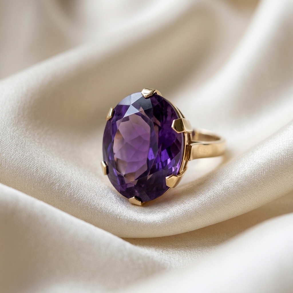 Amethyst Dress Ring