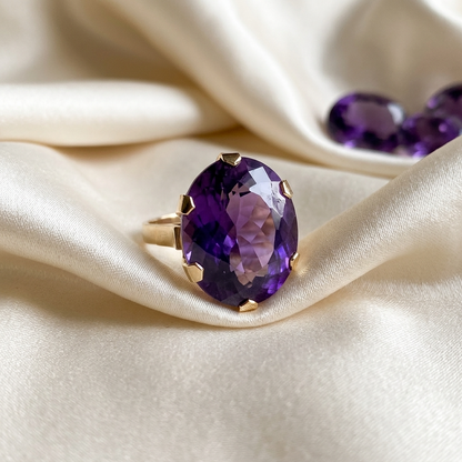 Amethyst Dress Ring