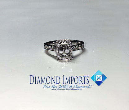 Halo Diamond Engagement Ring FS 342