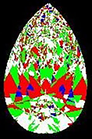Pear Shape Diamond 0.73ct F SI1 ASSET