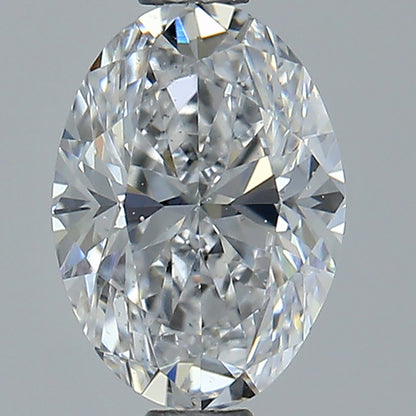 Oval Diamond 0.90ct D SI1 