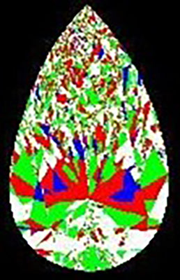 ASSET Pear Shape Diamond 0.41ct D IF FS 1178