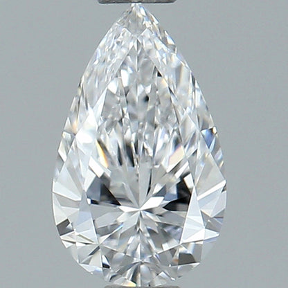 Pear Shape Diamond 0.41ct D IF GIA