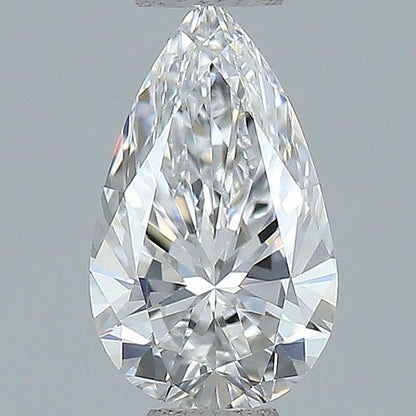 Pear Shape Diamond 0.41ct D IF