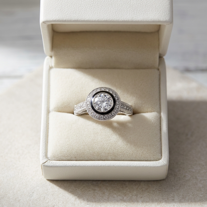 'Halo' Diamond Engagement Ring - 1.40cts