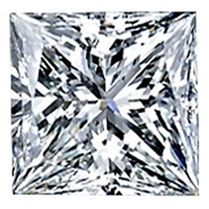 Princess cut diamond, 0.39ct E SI1 — Diamond Imports Australia. © Diamond Imports 2026