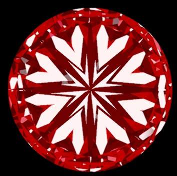 Hearts Round Diamond 1.01ct O-P VVS1