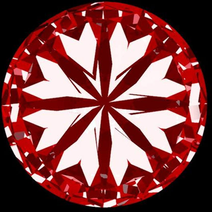 Hearts Round Diamond 1.01ct O-P colour SI1