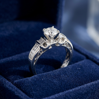 'Celeste' Diamond Engagement Ring - 0.85cts