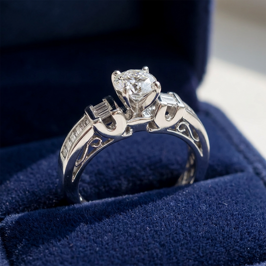 'Celeste' Diamond Engagement Ring - 0.85cts