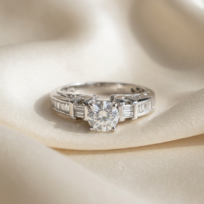 'Celeste' Diamond Engagement Ring - 0.85cts