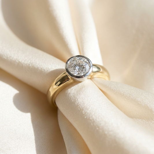 'Tara' Diamond Engagement Ring - Round 1.13ct