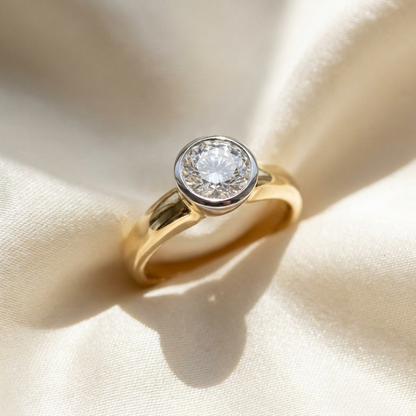 'Tara' Diamond Engagement Ring - Round 1.13ct