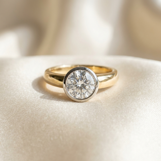 'Tara' Diamond Engagement Ring - Round 1.13ct