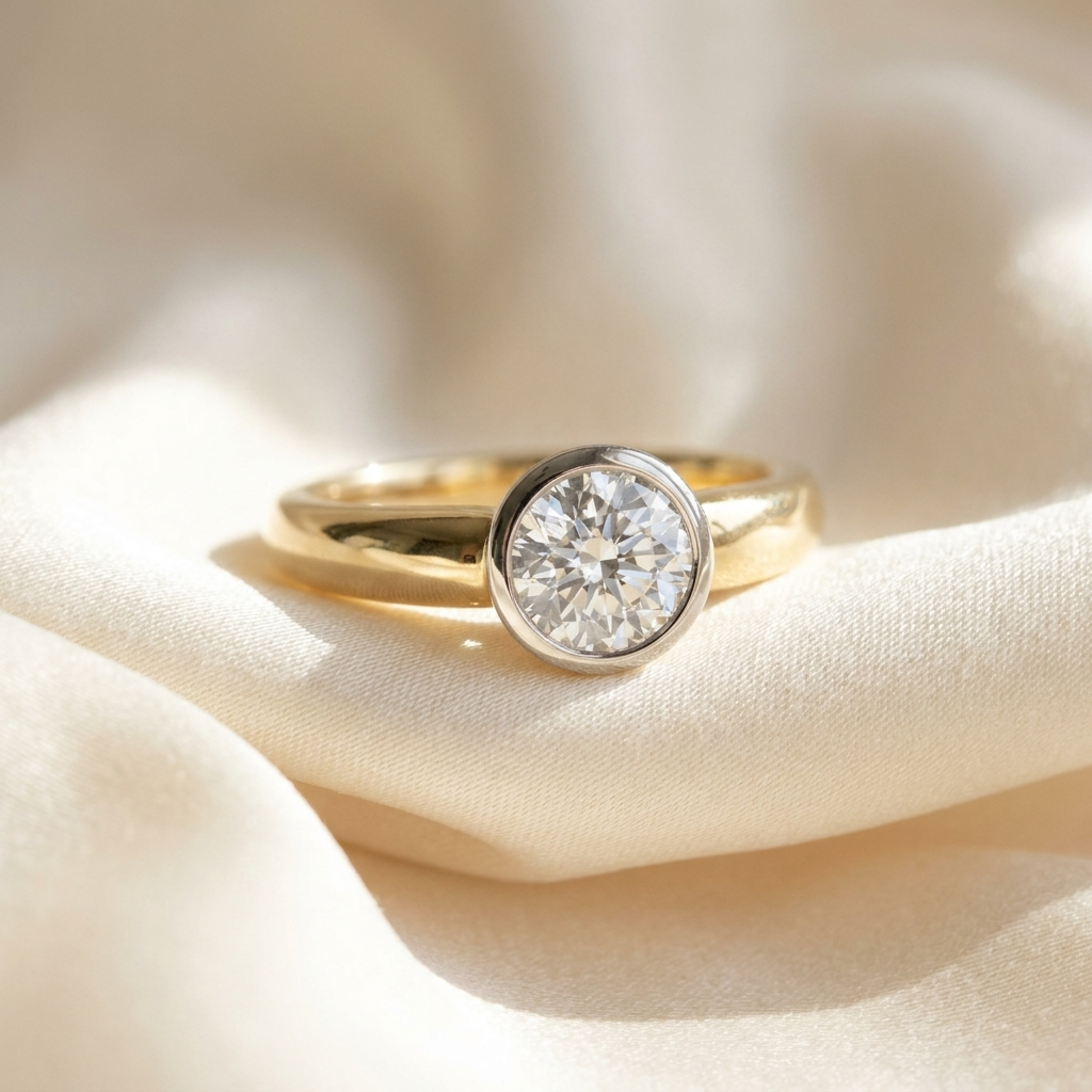 'Tara' Diamond Engagement Ring - Round 1.13ct