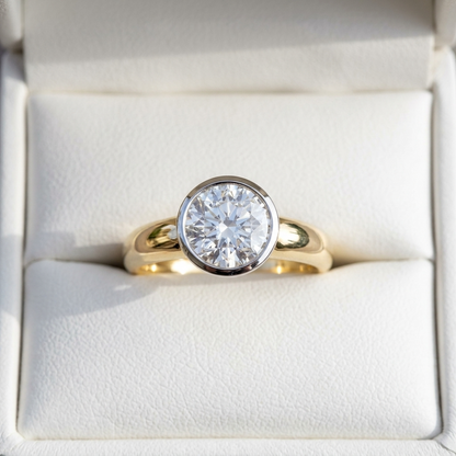 'Tara' Diamond Engagement Ring - Round 1.13ct