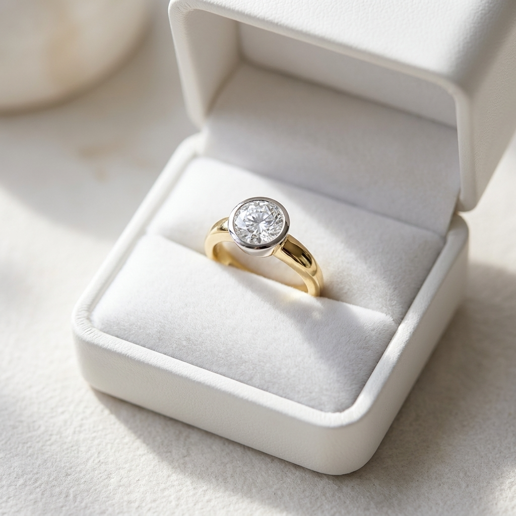 'Tara' Diamond Engagement Ring - Round 1.13ct