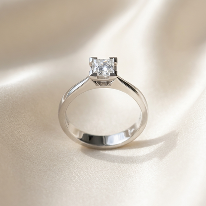 'Freida' Diamond Engagement Ring - Princess 0.50ct G VS2