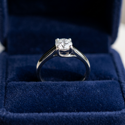 'Trellis' Diamond Engagement Ring - Round 0.57ct - H SI2