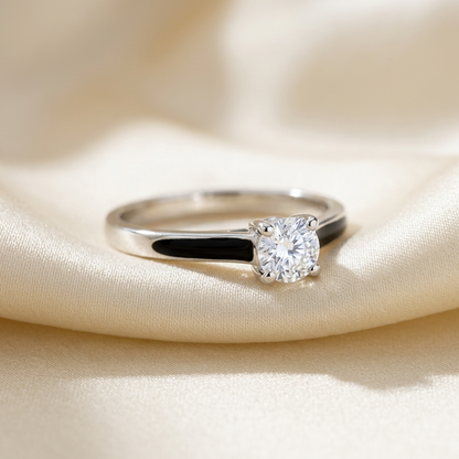 'Trellis' Diamond Engagement Ring - Round 0.57ct - H SI2