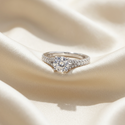 'Roxanne' Diamond Engagement Ring - 1.34cts