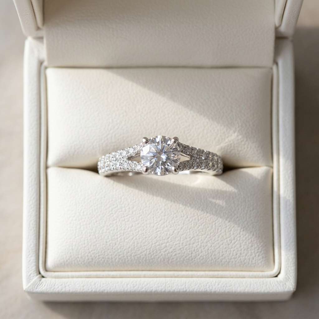 'Roxanne' Diamond Engagement Ring - 1.34cts