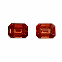 Natural Sunset Orangy Red Spinels 2.54cts