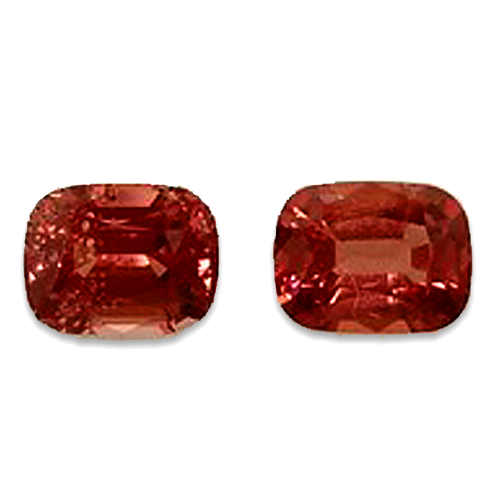Natural Orangy Pink Spinels - 1.95cts